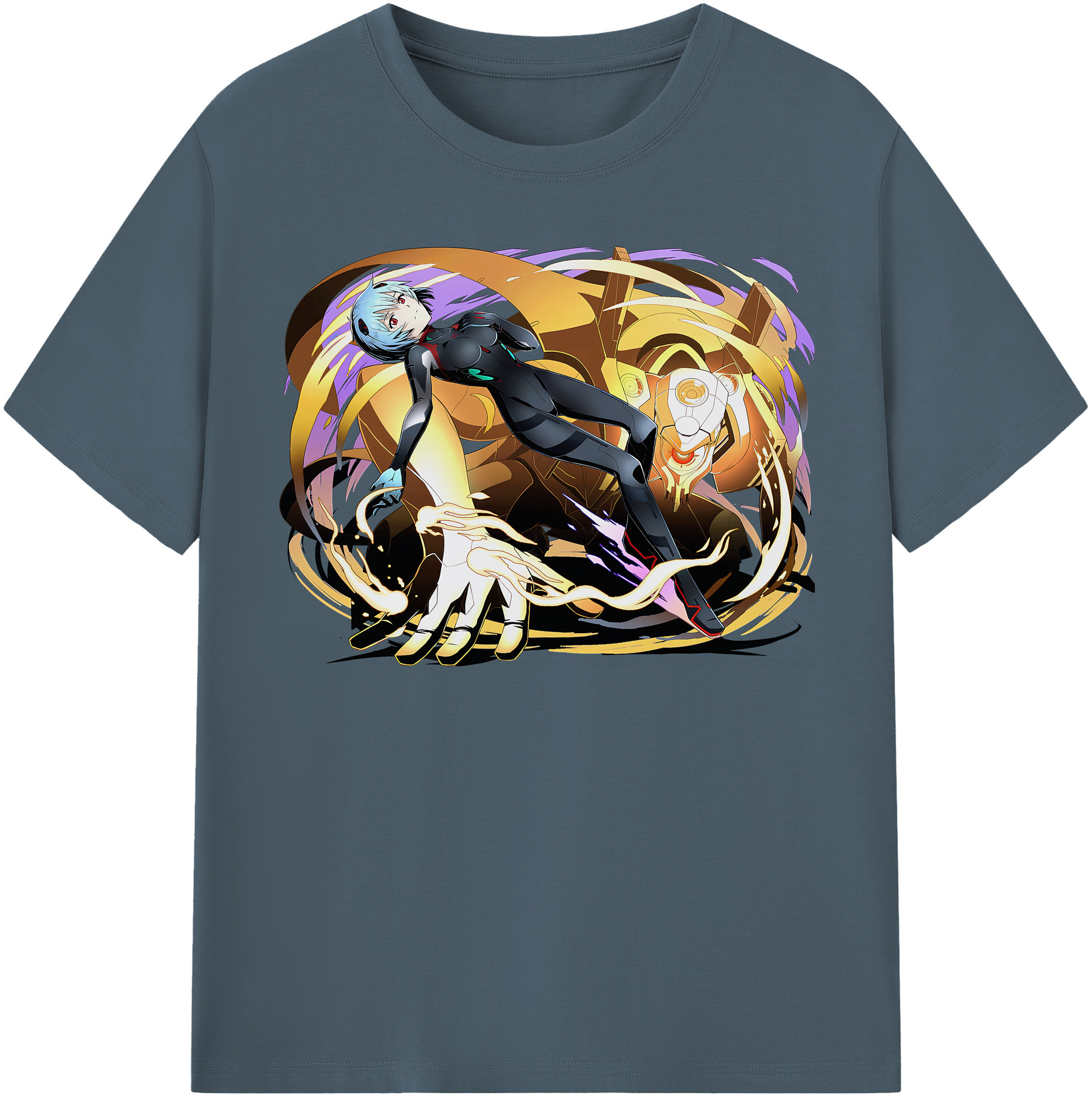 （画像用） EVA 新世紀エヴァンゲリオン 綿100％半袖Tシャツ（フロントプリント）